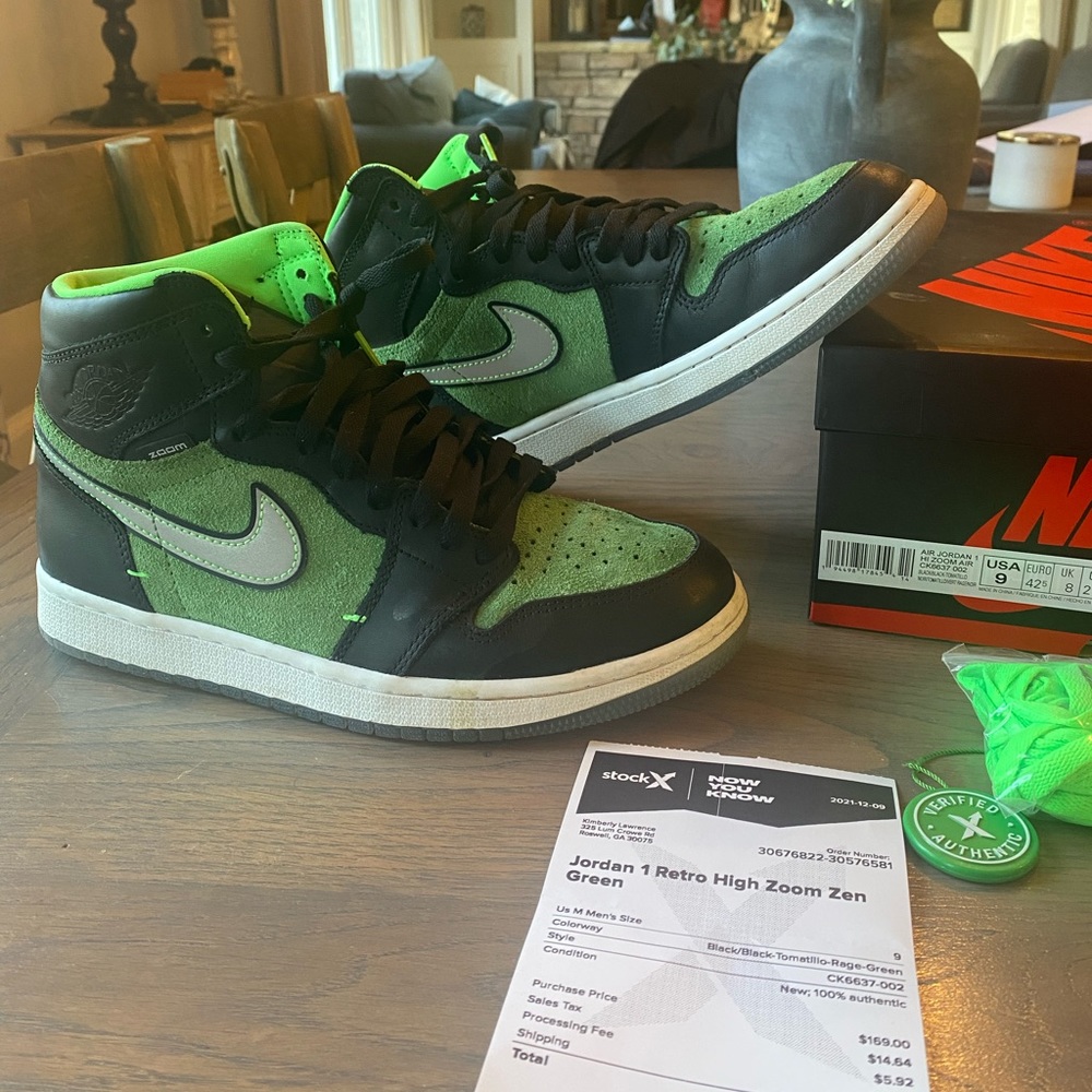 Jordan 1 Retro High Zoom Zen Green